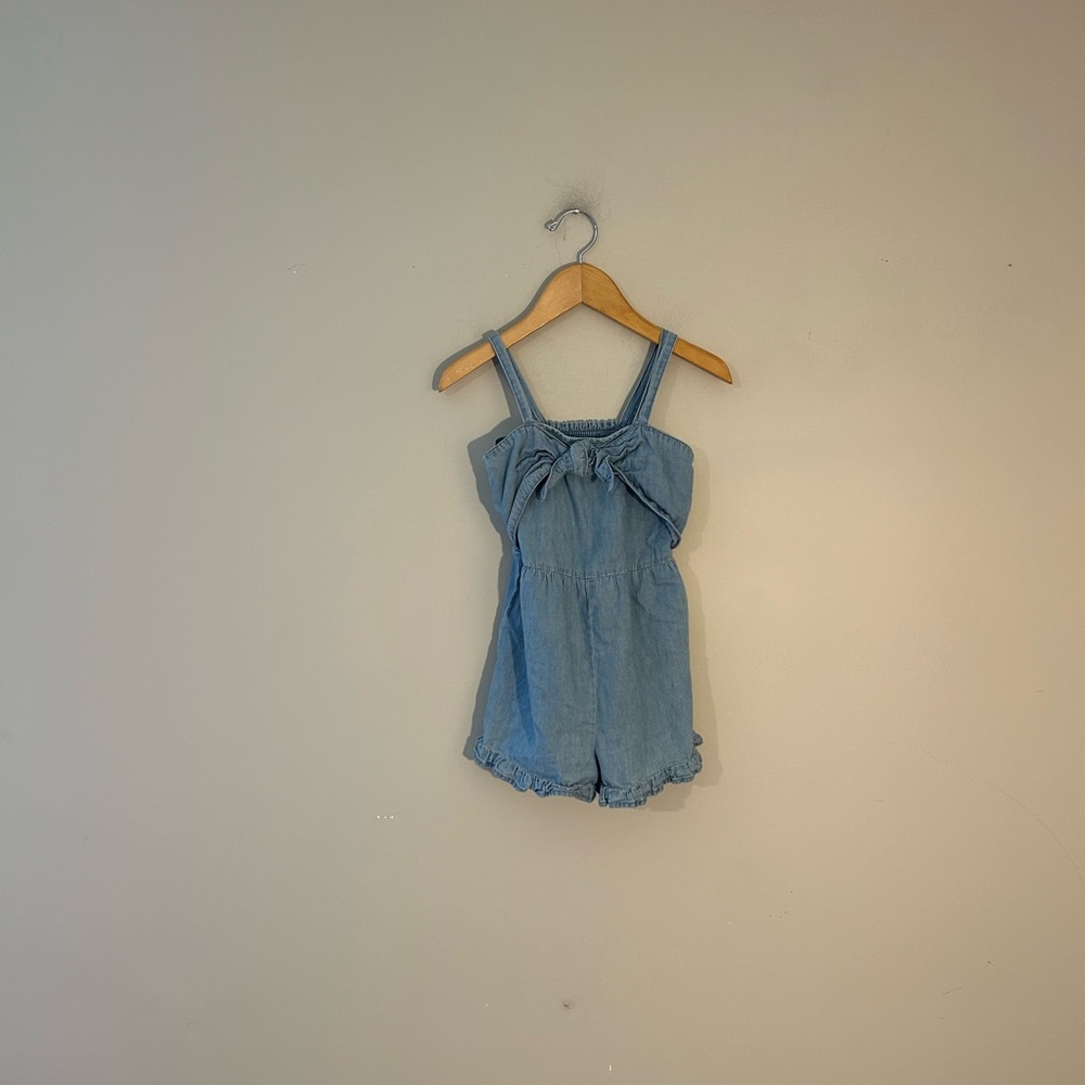 $16 ADD ON Cotton On kids romper denim dress girls 6Y Zara Abercrombie